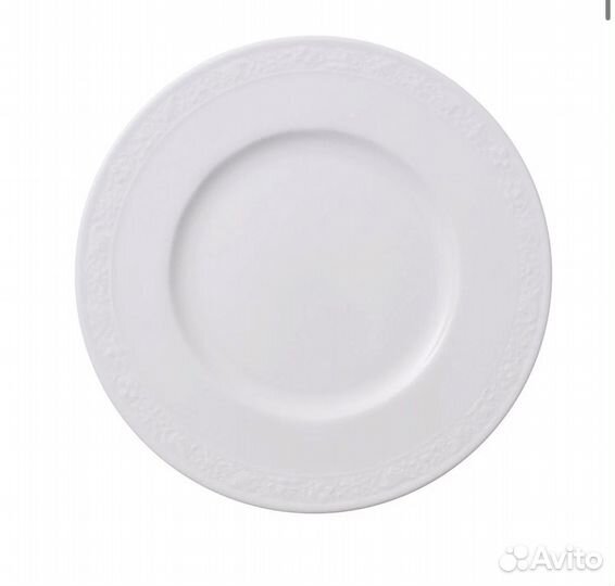 Пирожковые тарелки White Pearl 18 см