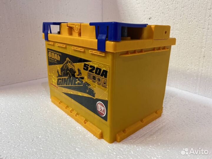 Аккумулятор ginnes 6ст-60.1 ваз, Лада, Приора