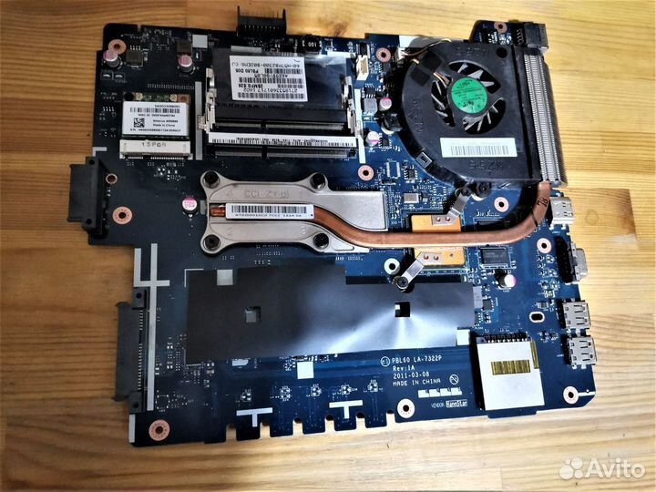 Материнская плата ноутбука asus K53TK HD6470m