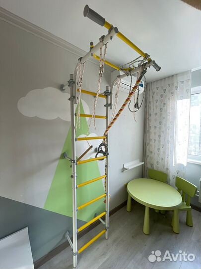 Шведская стенка спортивный уголок для дома Romana