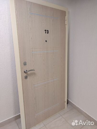 Дверь входная металлическая от застройщика