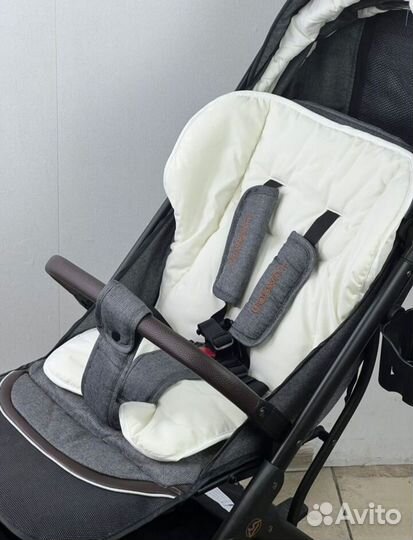 Коляска прогулочная Новая бол.колёсах (чёрный