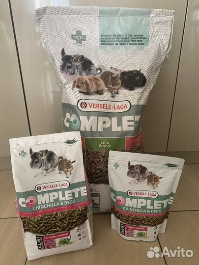 Корм Versele laga для шиншилл/дегу.В наличие