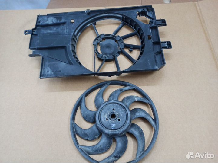 Лада Гранта диффузор охлаждения радиатора