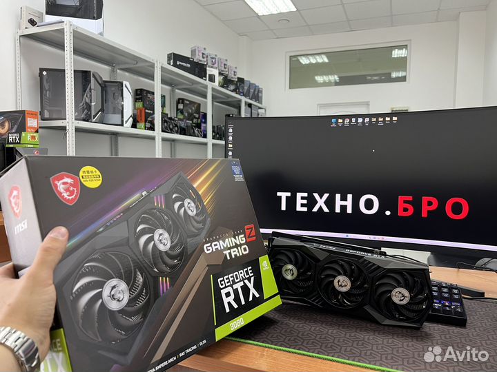 Видеокарта MSI RTX 3080 Gaming Z Trio в идеале