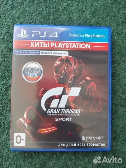 Grand turismo sport ps4 диск