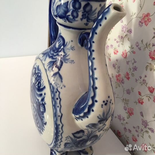 «Гжель» Керамический заварочный чайник