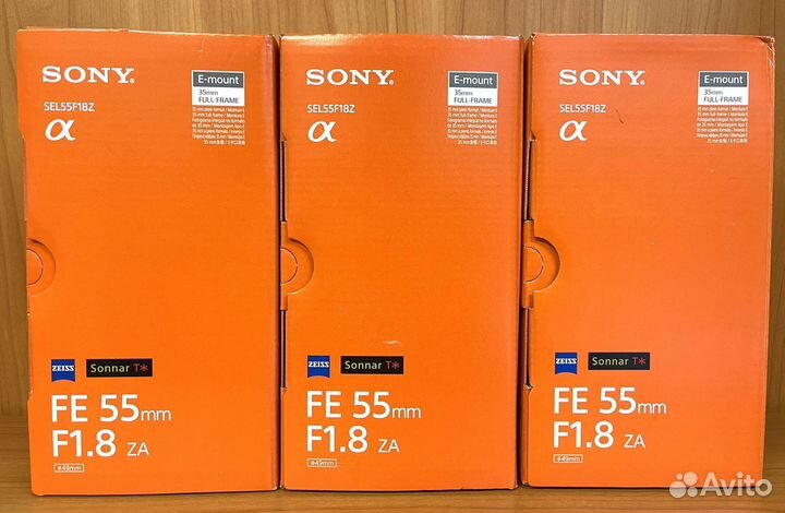 Sony Sonnar T* FE 55mm f/1.8 ZA Новый