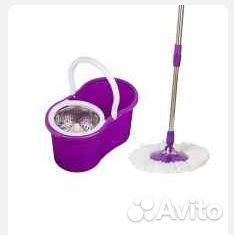 Сменная вращающаяся насадка для швабры