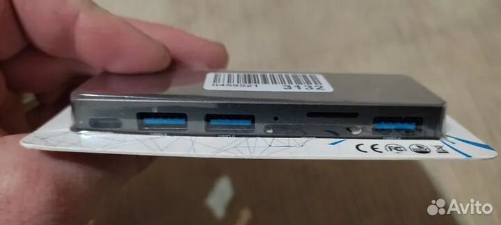 USB хаб адаптер 6 в 1 для Macbook Pro и Air новый