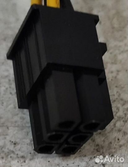 Переходник питания sata(F) - 6 pin видеокарта