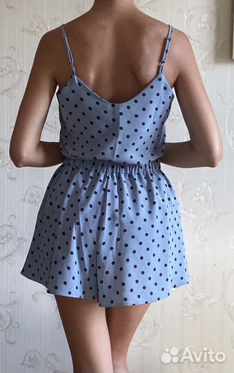 Костюм летний в горошек