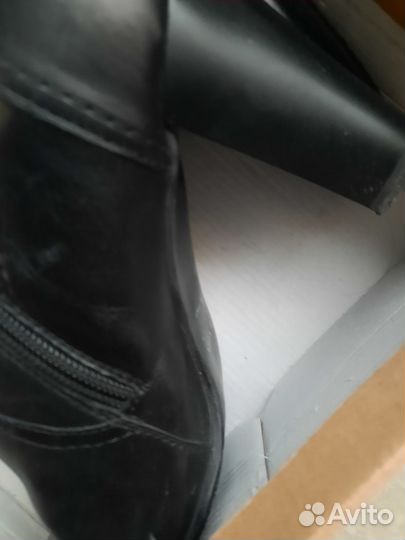 Кожаные полусапожки