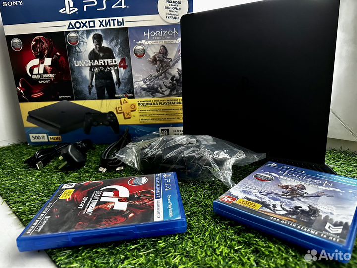 Sony PS4 slim 400+ игр полный комплект(гарантия)