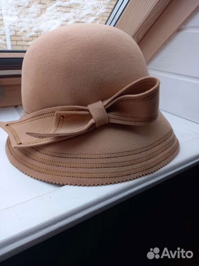 Шляпа фетровая женская