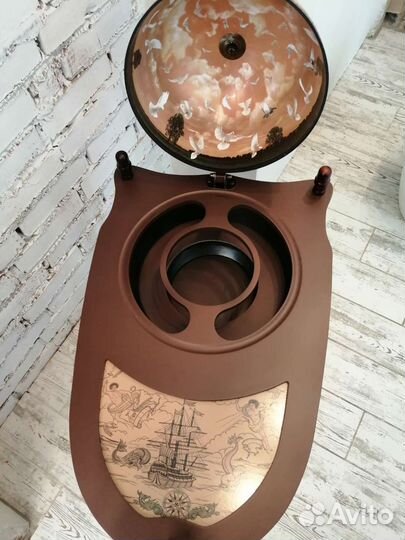 Глобус-бар напольный со столом.подарок