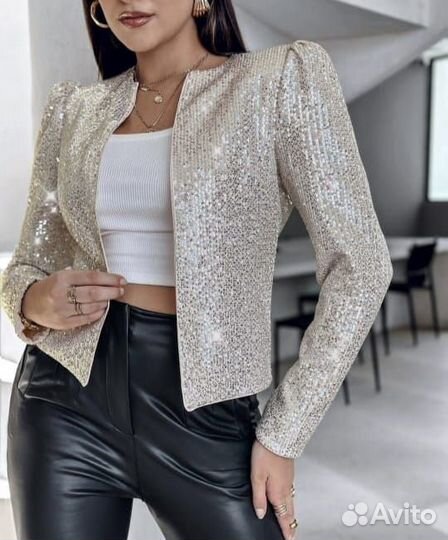 Пиджак с пайетками