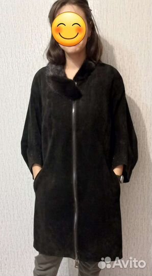 Кожаная демисезонная куртка