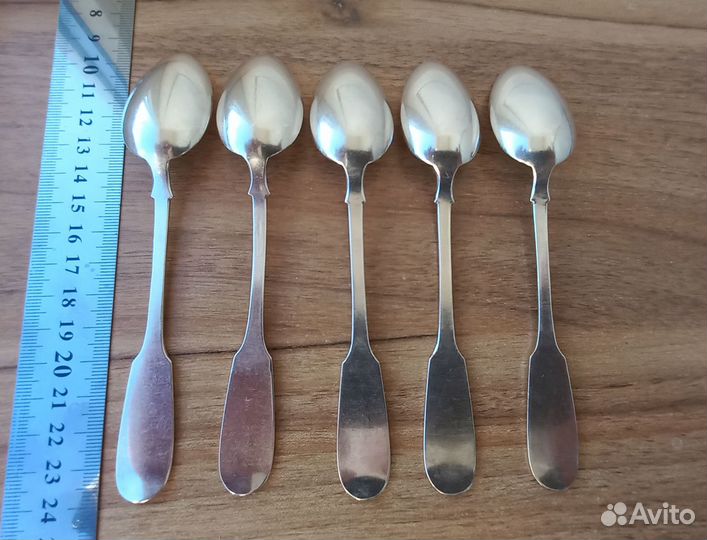 Серебряные чайные ложки, серебро
