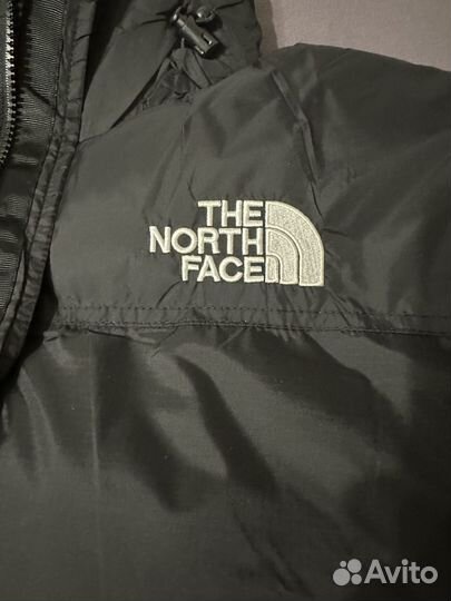 Пуховик + перчатки THE north face