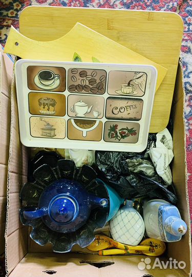 Советская посуда б/у 2 коробки