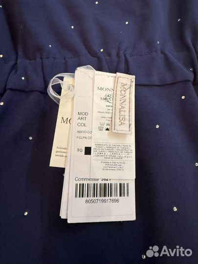 Monnalisa платье- туника