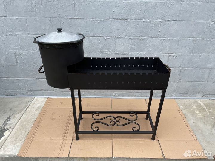 Мангал с печкой под казан 8,10,12л арт. 172/3