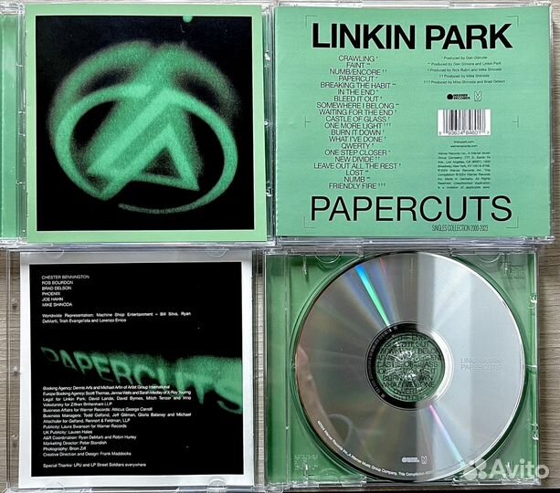 Музыкальные cd диски Linkin Park 2024