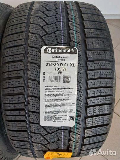 Continental ContiWinterContact TS 860S 275/35 R21 и 315/30 R21