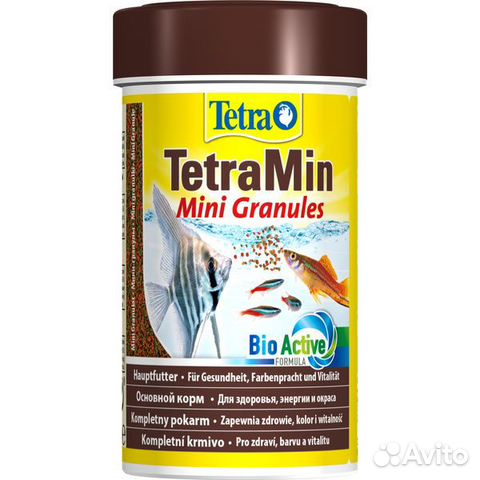 Tetra (корма) корм для всех видов рыб, мелкие гран
