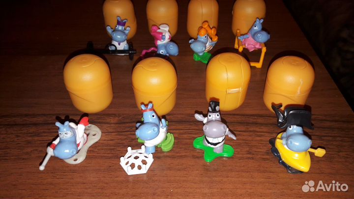 Марвел+бегемоты 2019 г. (Киндер-сюрприз)