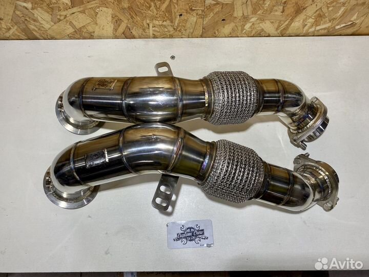 Даунпайп (Downpipe) N63 76мм для BMW 4.4biturbo