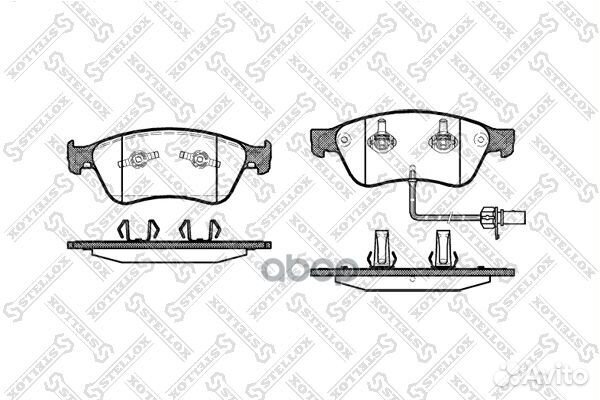 1067 002SX 1056 02 колодки дисковые п. Audi A8