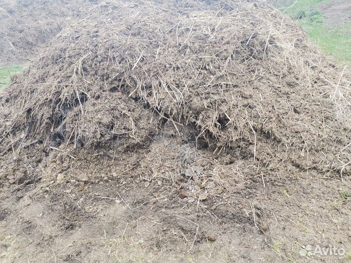 Конский навоз, удобрение