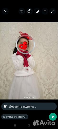 Продам костюм снеговика