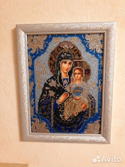 Картина в стиле алмазной вышивки