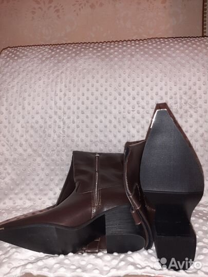 Сапоги женские натуральная кожа 37
