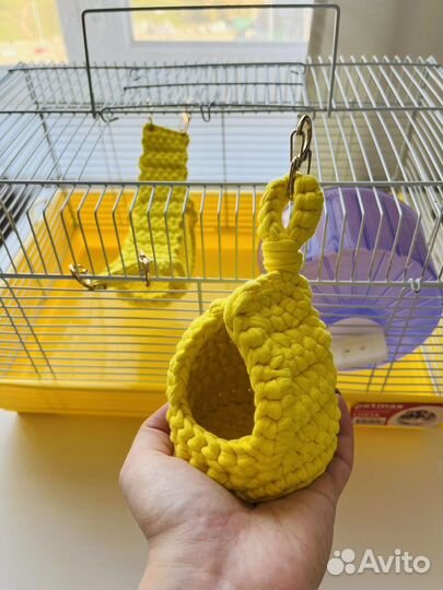 Вязаный домик для грызунов