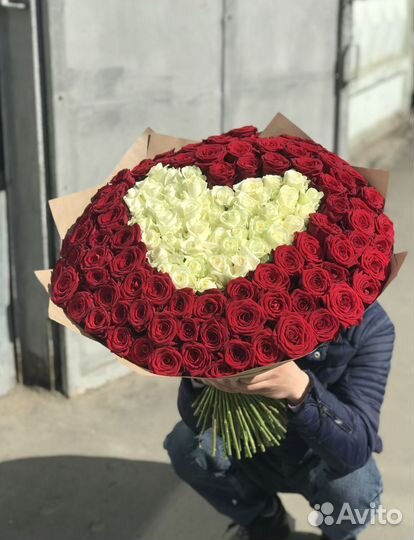 Розы Доставка цветов 35 51 101 роза Цветы