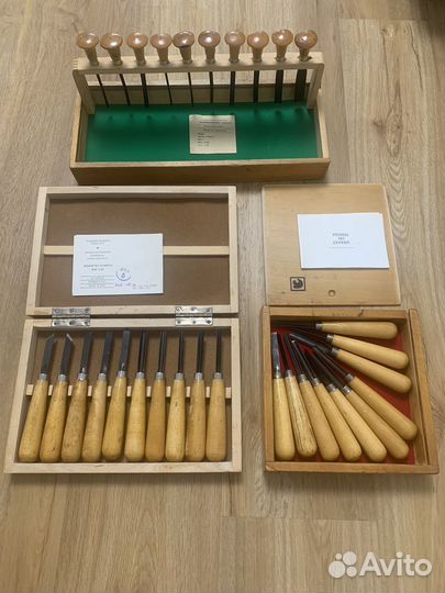 Набор советских резцов для резьбы 2