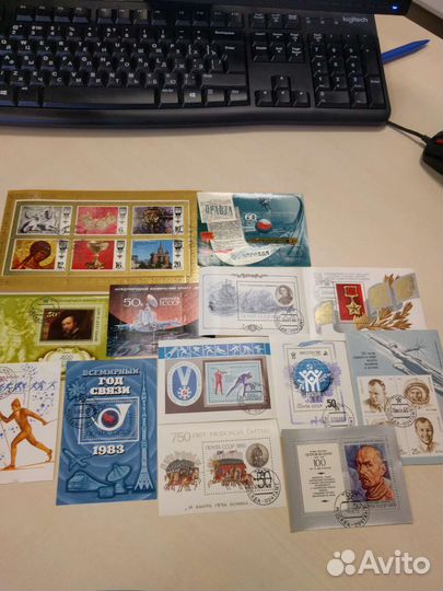 Почтовые марки. Почтовые блоки опт - Дилерский лот