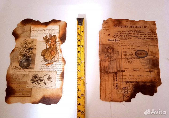 Винтажные декоративные бумаги