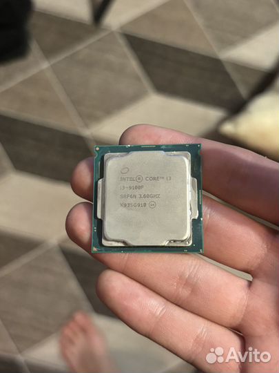 Процессор intel core i3 9100f