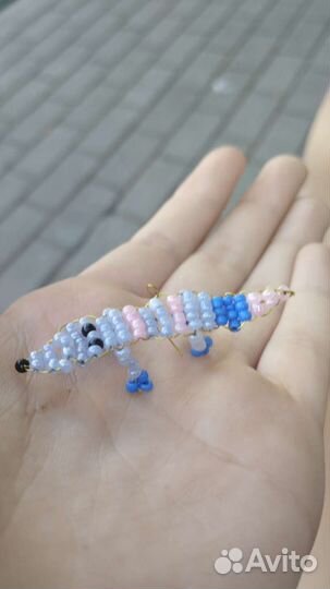 Корова из бисера