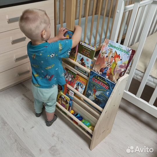 Детская полка книжный стеллаж