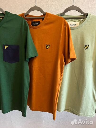 Футболки Lyle & Scott S, M Ориг + замеры