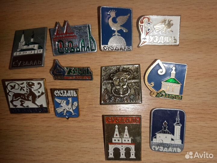 Значки город Суздаль