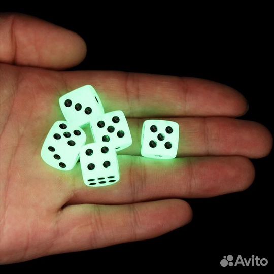 Зарики для нард светящиеся (5шт)