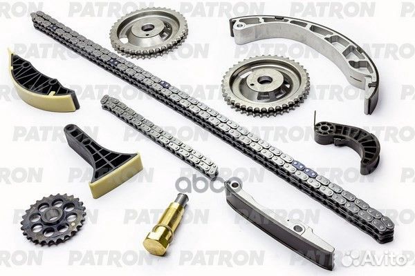 Комплект цепи грм ptck137 patron