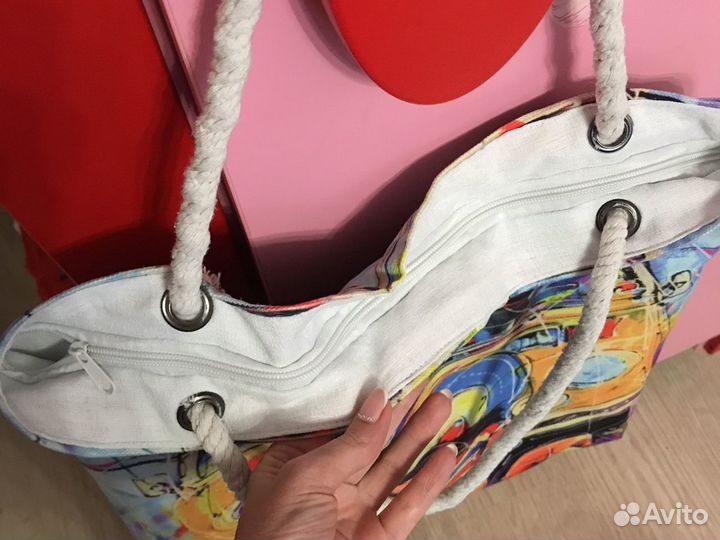 Сумка женская пляжная/ шопер